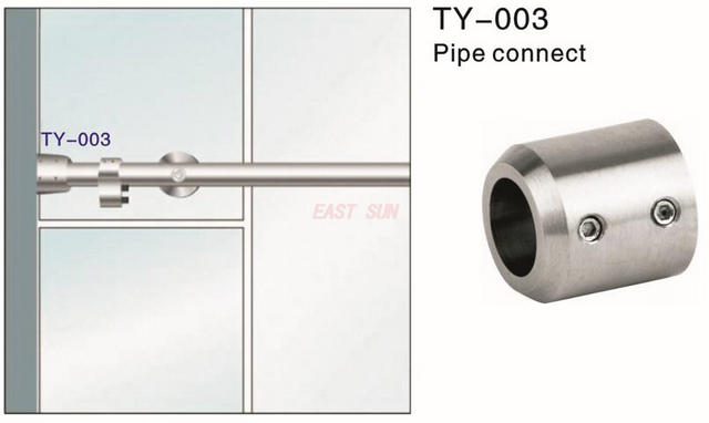 Conexión de tubería para puerta corrediza de alta resistencia