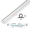Sello de bombilla de 1/8' (3 mm) de alto 