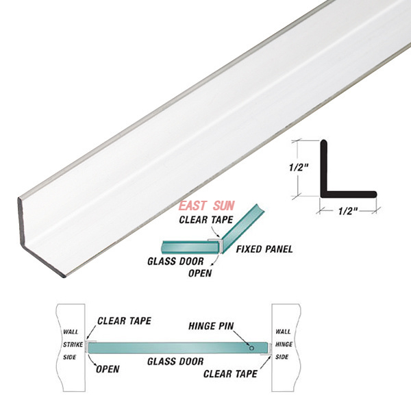 Jamba en ángulo L sin cinta preaplicada