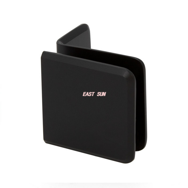 Abrazaderas de vidrio biseladas para montaje en pared con pata pequeña