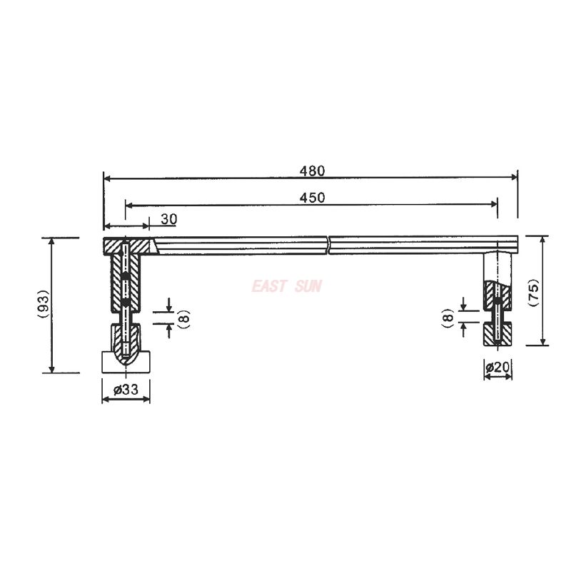 PD-008-Tiradores para puertas de ducha
