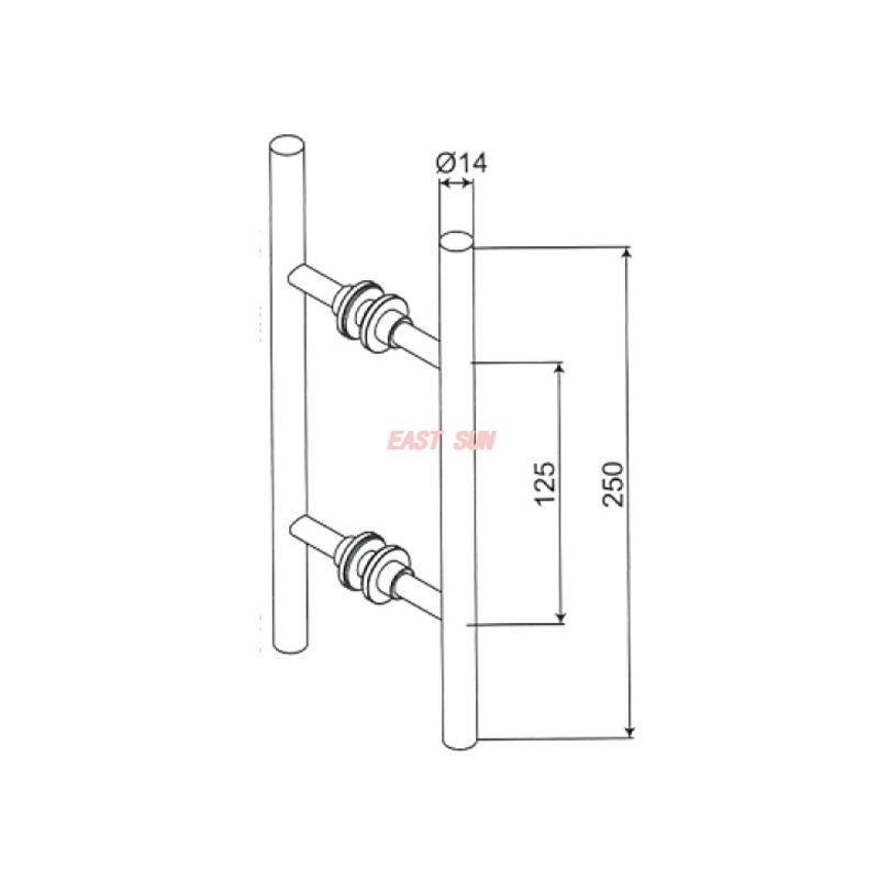 manijas modernas para puertas de ducha 