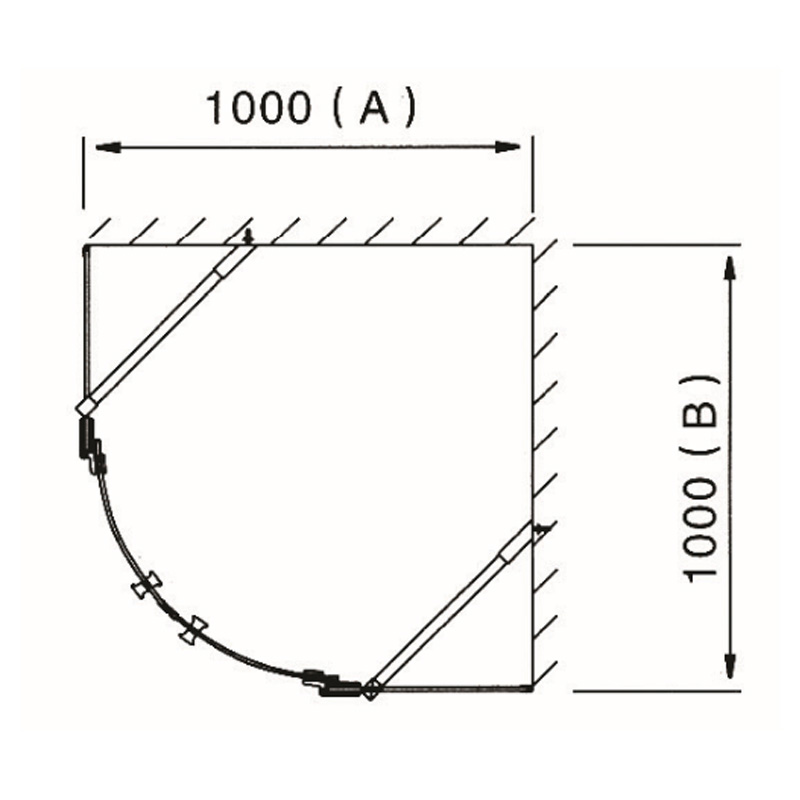 SK-024- serie de cuarto de ducha y accesorios