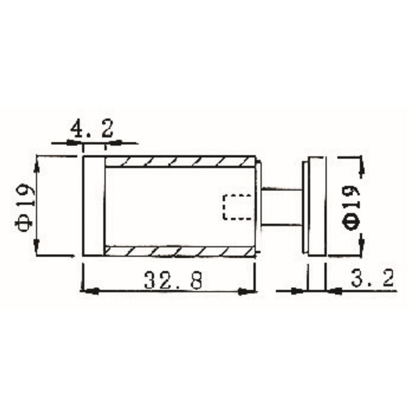 GDK-1002-3- Pomo para puerta de ducha