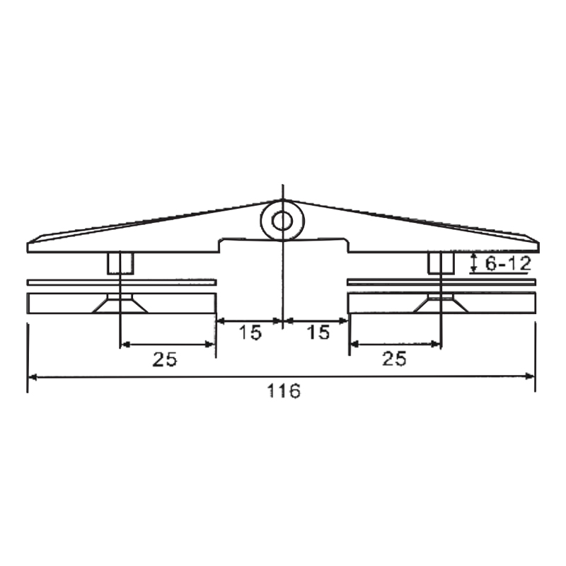 ESH-714-Bisagras para puerta de ducha