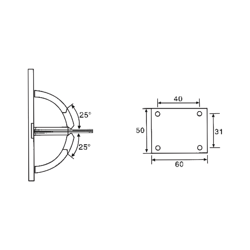 ESH-501-Bisagras para puerta de ducha