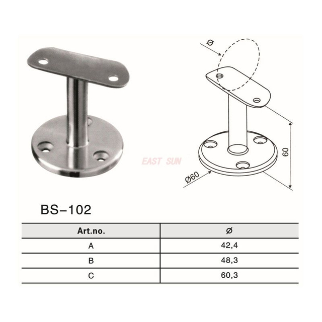 BS-102-Accesorios para pasamanos