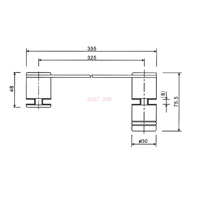 PD-010-Tiradores para puertas de ducha