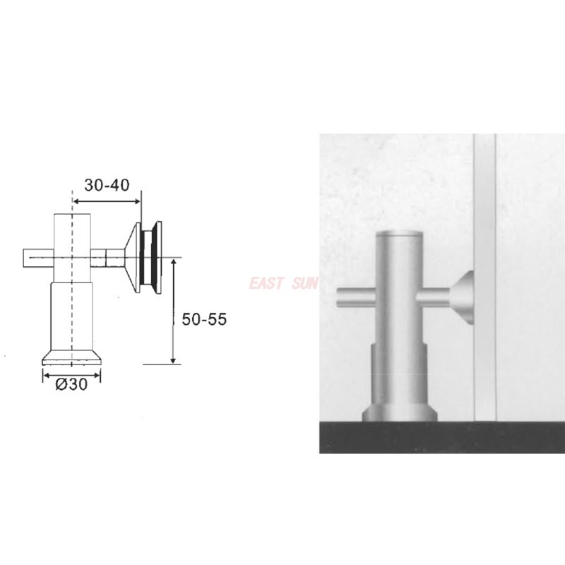 ESN-006-Accesorio de partición de baño