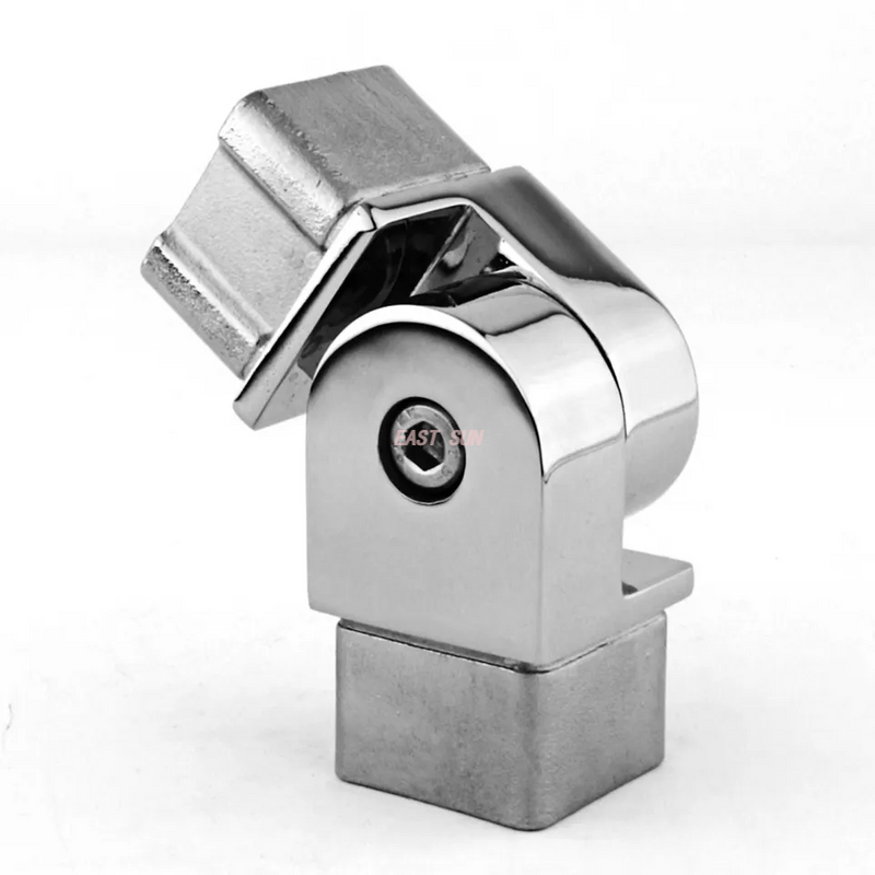 Conectores redondos de la barandilla del tubo del tubo cuadrado del acero inoxidable 304 de la barandilla del balcón del bastidor del espejo