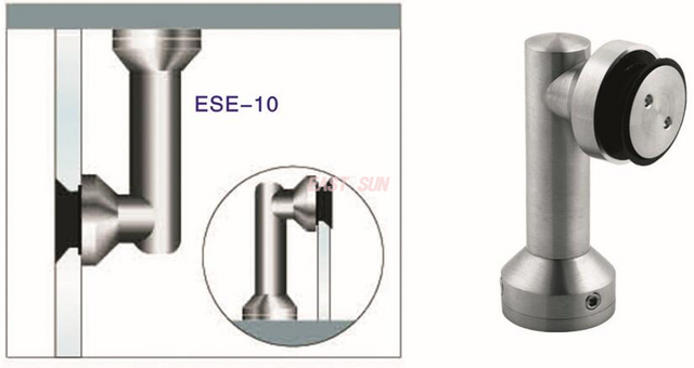 Conector de vidrio para partición de vidrio Conector de esquina de vidrio a pared