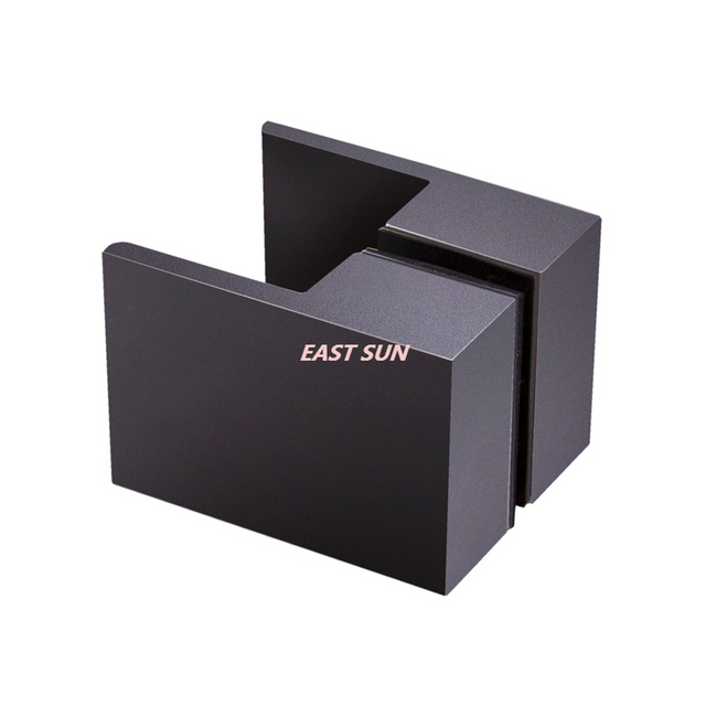 Perilla de dedo cuadrada cromada espalda con espalda