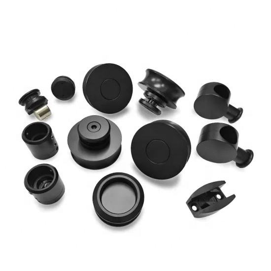 Kit de herrajes para puertas de granero de acero inoxidable personalizado, ducha sin marco, herrajes para puertas corredizas de vidrio automáticas