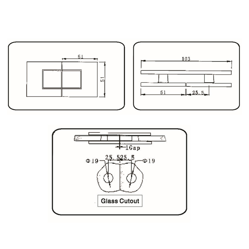 GBF-2005-Abrazaderas de Vidrio