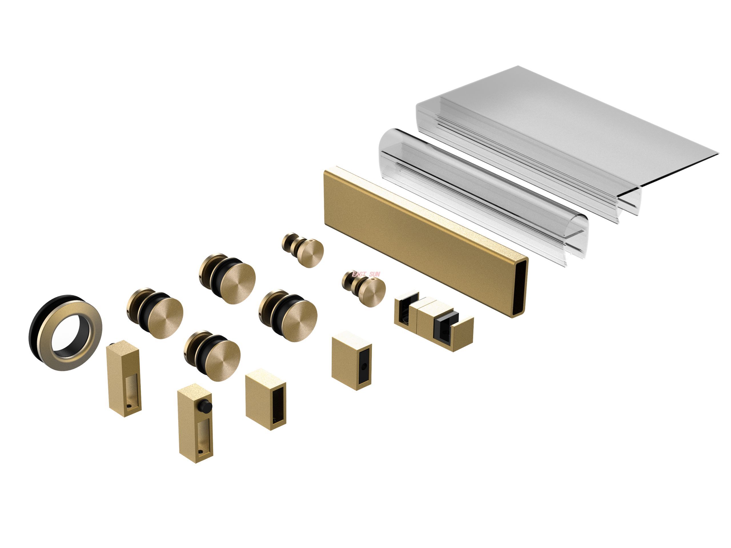 puerta de ducha sin marco