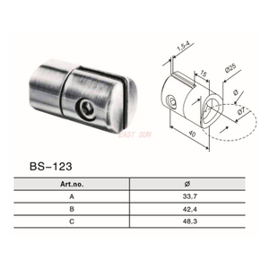 BS-123-Accesorios para pasamanos