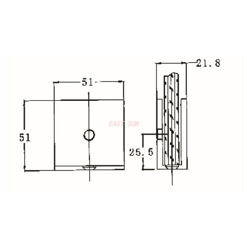 abrazaderas de conector de vidrio para balc&oacute;n