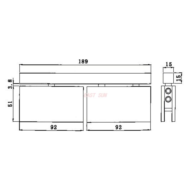 bisagras para puertas de vidrio comerciales