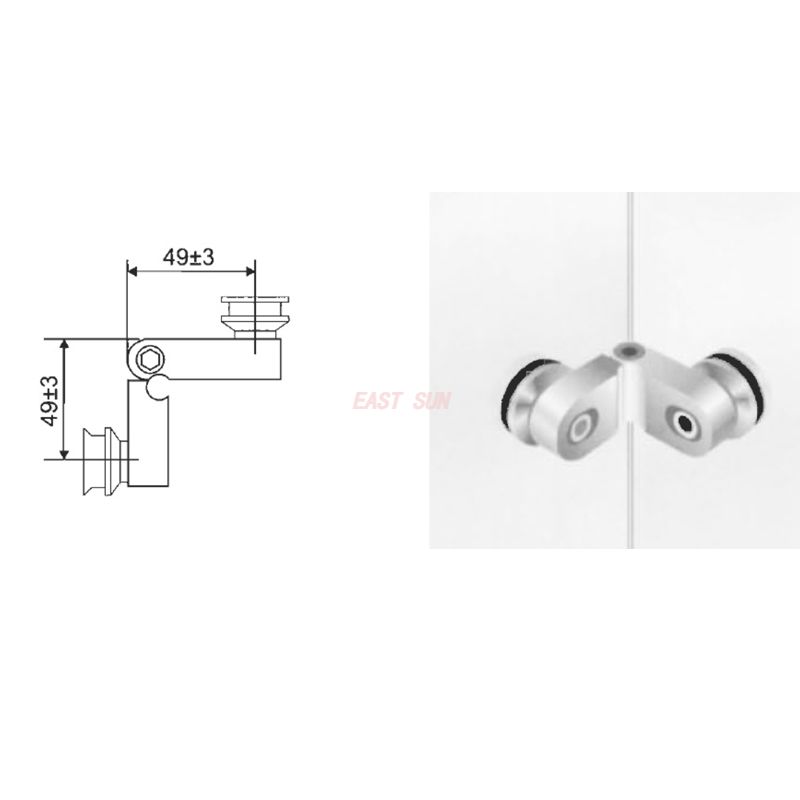 SK-027-Accesorio de partición de baño