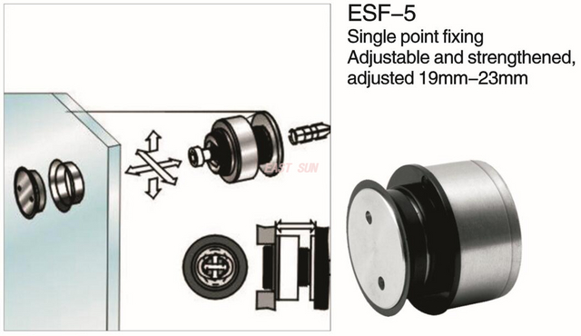 Separadores de conector de vidrio para partición de vidrio 19-23MM