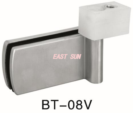 Abrazadera de vidrio para puerta plegable