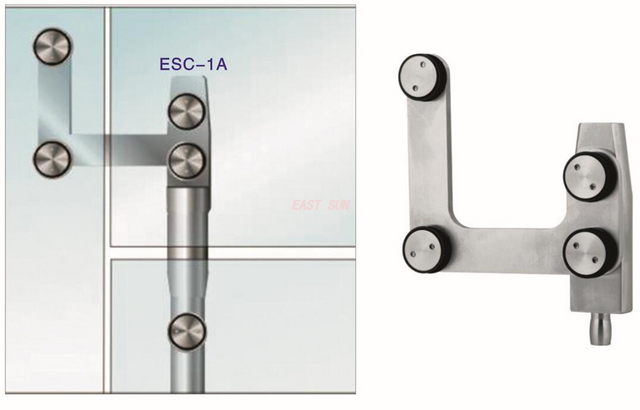 Pivote superior de puerta pivotante de vidrio de alta resistencia Dorma MAB