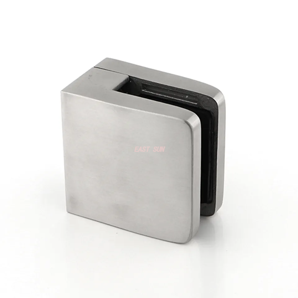 Balcón piscina valla barandilla escalera accesorio de vidrio Spigot 304 316 soporte de barandilla, soporte de vidrio, abrazadera de vidrio de acero inoxidable