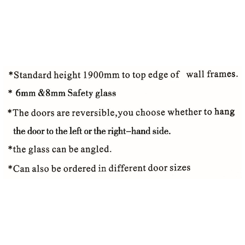 CEK-001- Serie y accesorios para cuartos de ducha