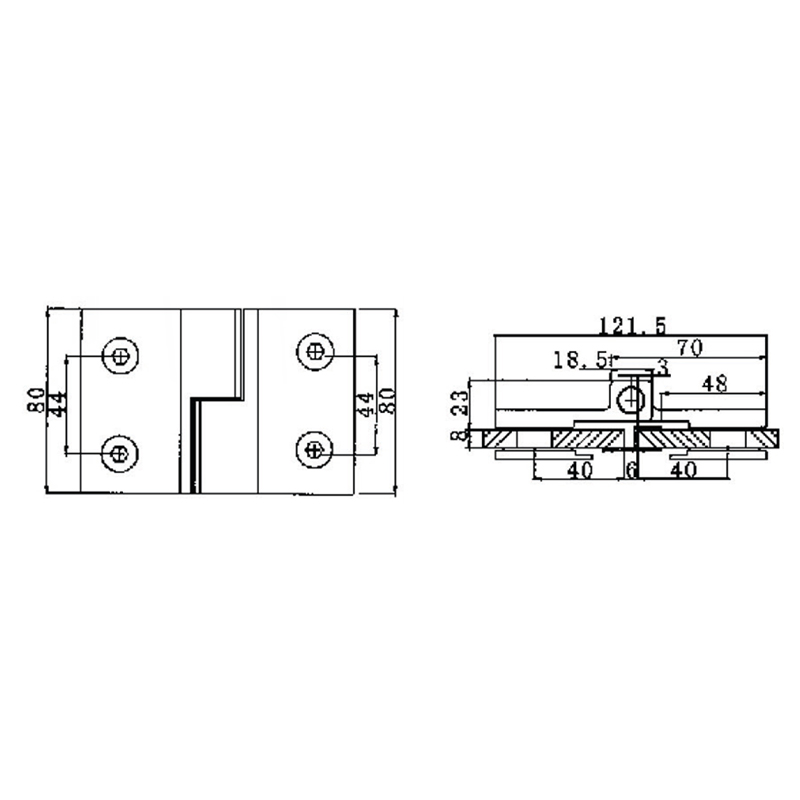 RSH-302R-Bisagras Autolevantables de Latón