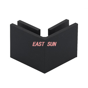 Abrazadera de vidrio a vidrio de 90 grados